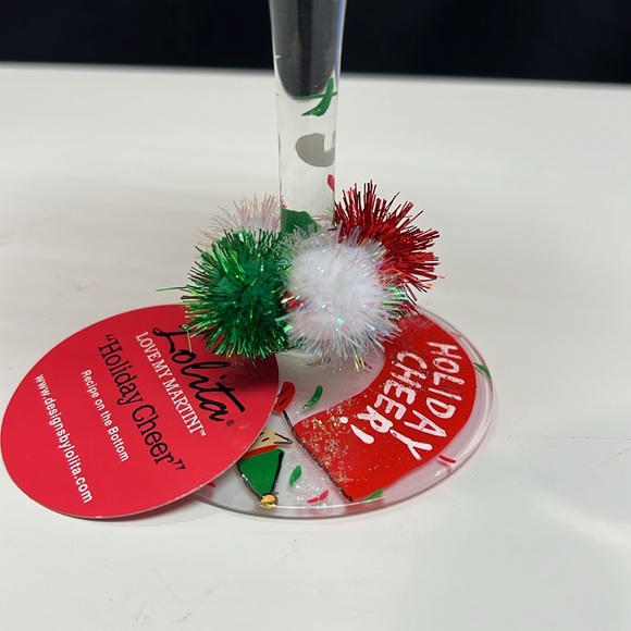 Lolita “Holiday Cheer” martini glass - Picture 3 of 13